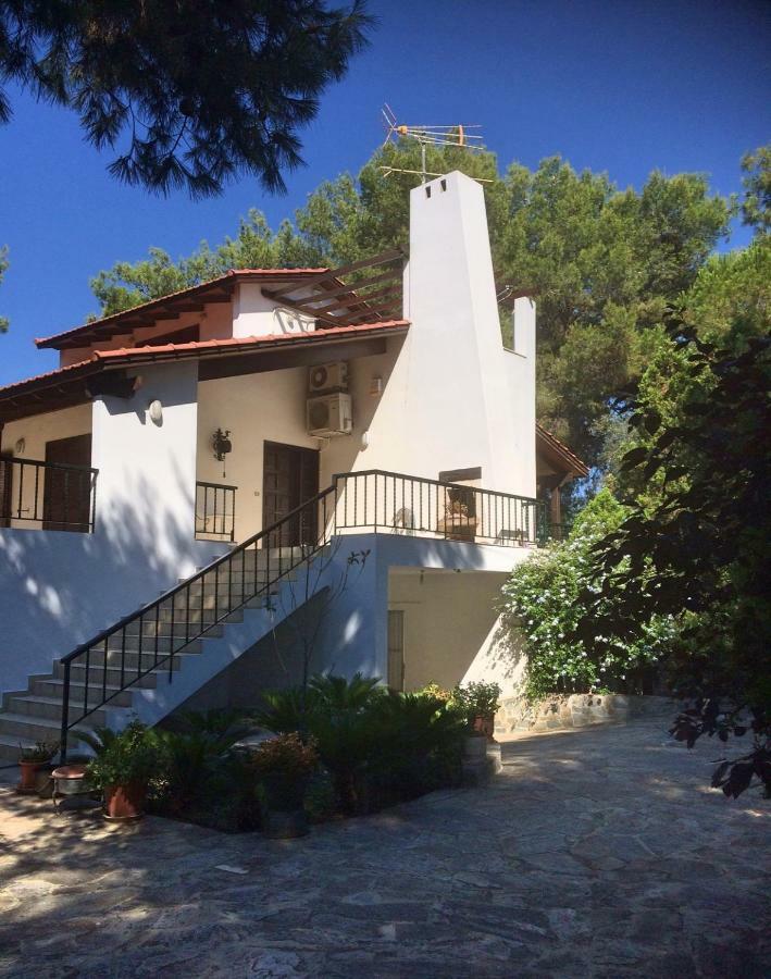 Seaside Villa In Alikes, Chalkida Drosia  Exterior foto